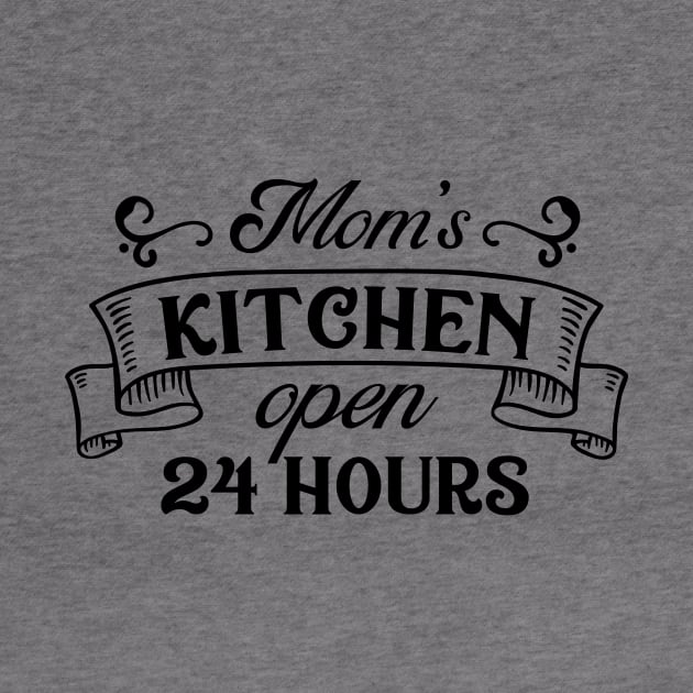 Mom's Kitchen Open 24 Hours by CB Creative Images